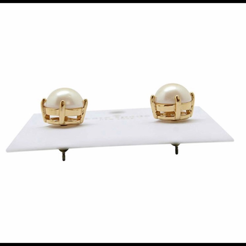 NWT Kate Spade Pearl Gumdrop Studs - Picture 3 of 6
